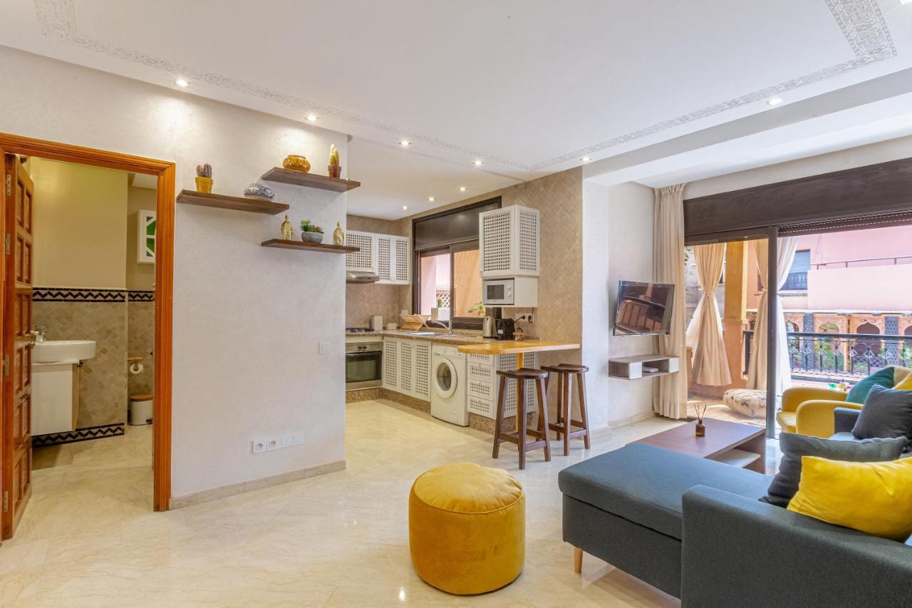 Le Palmier - Appartement Authentique A Gueliz Marrakesh Buitenkant foto