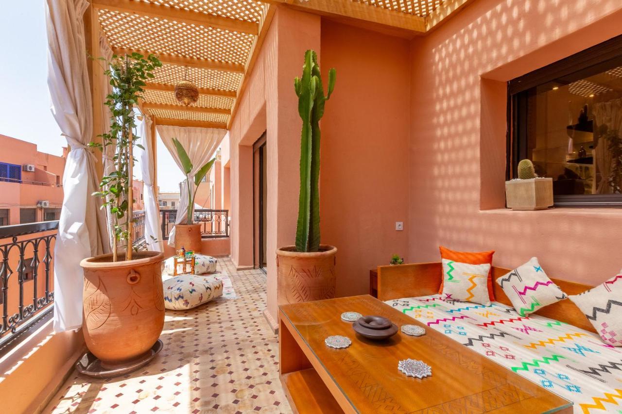 Le Palmier - Appartement Authentique A Gueliz Marrakesh Buitenkant foto