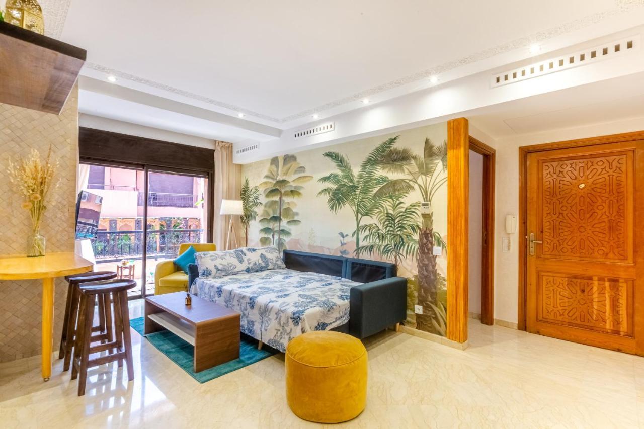 Le Palmier - Appartement Authentique A Gueliz Marrakesh Buitenkant foto