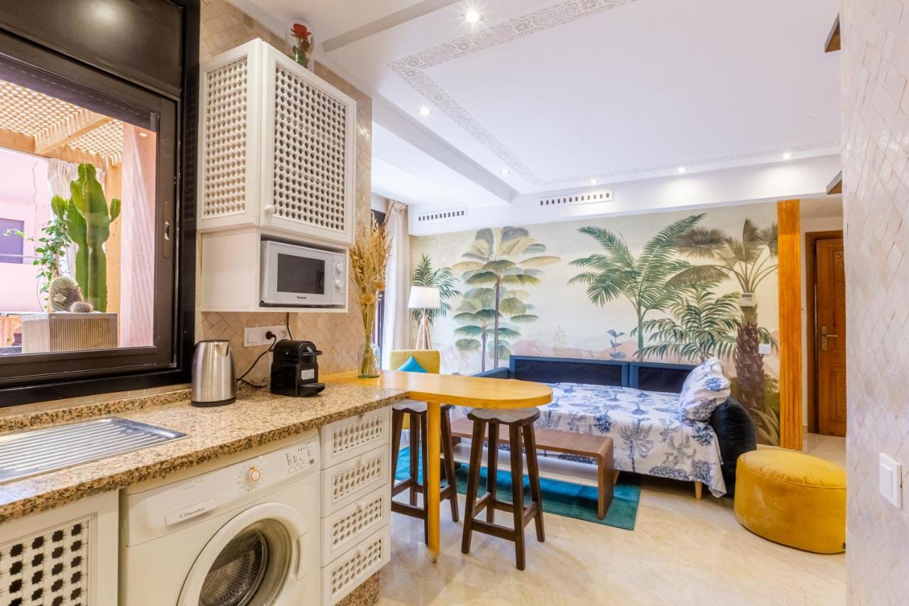 Le Palmier - Appartement Authentique A Gueliz Marrakesh Buitenkant foto