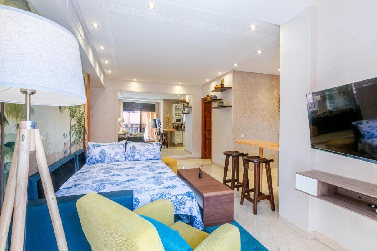 Le Palmier - Appartement Authentique A Gueliz Marrakesh Buitenkant foto