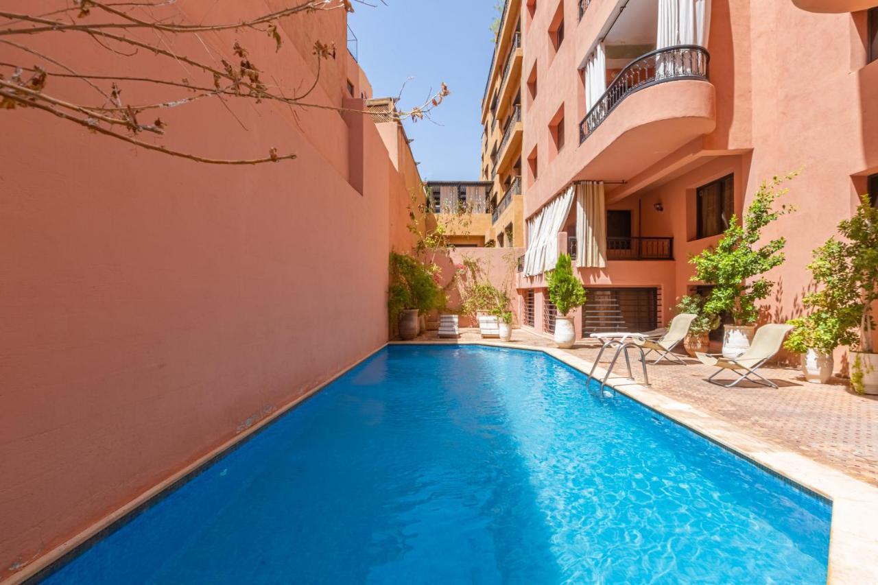 Le Palmier - Appartement Authentique A Gueliz Marrakesh Buitenkant foto
